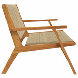 Garden Furniture Beige 122 x 78 x 73 cm Solid Acacia Wood 367825