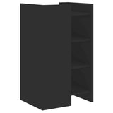 Sideboard Black 45x35x75 cm Engineered Wood 848382
