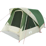 Camping Tent Cabin 4-Person Green Waterproof 4100664