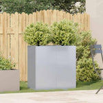 ZNTS Planter 80x40x80 cm Galvanised Steel 860715