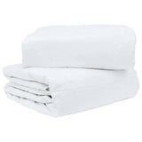 Duvet Set with Pillow 3 pcs White Microfiber and Cotton 3377193
