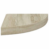 Floating Corner Shelves 4 pcs Oak 25x25x3.8 cm MDF 323906