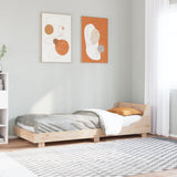 Bed Frame without Mattress 100x200 cm Solid Wood Pine 850734