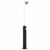 Solar Shower with Shower Head PVC, ABS, Zinc Alloy Black 42039808
