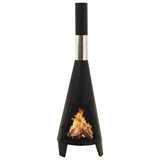 Garden Stove with Poker 38x38x122 cm Steel 313355