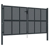 Garden Gate Anthracite 300x150 cm Steel 154568