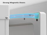 Portable Clothes Wardrobe for Bedroom, Foldable Clothes Organiser with Cube Storage, Hanging Rods, T3398P330515