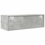 TV Cabinets 2 pcs Concrete Grey 80x31x25.5 cm Engineered Wood 861461
