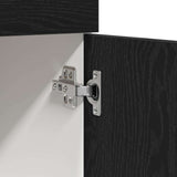 Hanging Cabinet Black Oak 60 x 46 x 81.5 cm Engineered Wood 863267