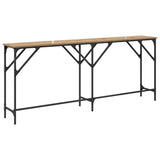 Console Table Artisan Oak 180 x 30 x 75 cm Engineered Wood 882879