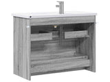 Bathroom Furniture Set Grey Sonoma 81 x 40 x 84.5 cm 3404271