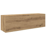 ZNTS Bathroom Wall Cabinet Artisan Oak 100x25x30 cm Engineered Wood 860102