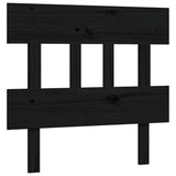 Bed Frame without Mattress Black Small Single Solid Wood Pine 3193300