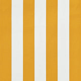 Retractable Awning 350x150 cm Yellow and White 143756