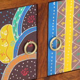 Shoe Cabinet with Door Brown 90 x 35 x 55 cm Solid Acacia Wood 4016513