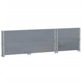 Garden Planter Grey 100x50 cm Solid Wood Pine 3295393