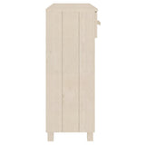 Console Table HAMAR Honey Brown 90x35x90 cm Solid Wood Pine 340464