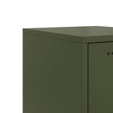 Highboard Olive Green 36x39x123 cm Steel 846528