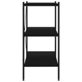 3-Tier Shelving Unit Black 80x40x92 cm 336339