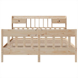 Bed Frame without Mattress 180x200 cm Super King Solid Wood Pine 3323251