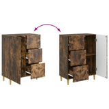 Sideboard Smoked Oak 66 x 34.5 x 90 cm Engineered Wood 894630
