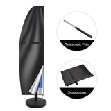 ZNTS 280cm Garden Parasol Cover Patio Umbrella Heavy Duty Waterproof Furniture Protector 59772738