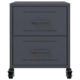Bedside Cabinets 2 pcs Anthracite 36x39x43.5 cm Steel 846631
