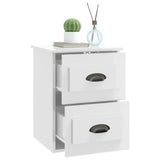 Wall-mounted Bedside Cabinet High Gloss White 41.5x36x53cm 816396