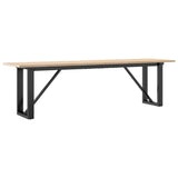 Coffee Table O-Frame 160x40x45 cm Solid Wood Pine and Steel 3282668