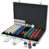 80181 Poker Set with 1000 Chips Aluminium