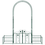 Garden Arch with Lock Green 203 x 50 x 218 cm 42021347