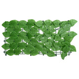 Balcony Screen with Green Leaves 600x150 cm 315506