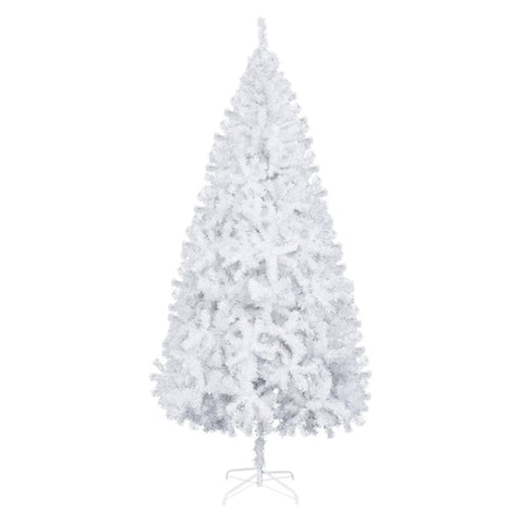 ZNTS 7FT Iron Leg White Christmas Tree with 950 Branches 75878109