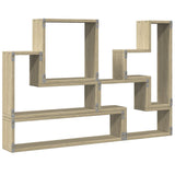 Wall Shelf Sonoma Oak 96x12x64 cm Engineered Wood 840802