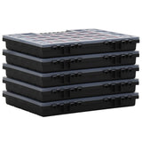 Assortment Boxes 5 pcs 40x30x5 cm Polypropylene 152095