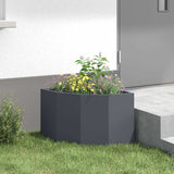 Corner Planter Anthracite 45 x 45 x 35 cm Steel 883649