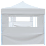 Folding Pop-up Party Tent with 5 Sidewalls 3x9 m White 48873