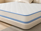Double Sided Sleep Hybrid Mattress - 25cm Deep 9-Zone Pocket Spring & Latex Mattress - Flippable T6608P582302