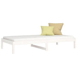 Day Bed without Mattress White 80x200 cm Solid Wood Pine 820418