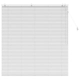 Venetian Blind White 150 x 160 cm 35 mm Solid Paulownia Wood 42015426