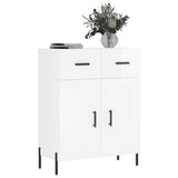 Sideboard High Gloss White 69.5x34x90 cm Engineered Wood 827990