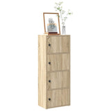 Bookcase Sonoma Oak 40x24x102 cm Engineered Wood 860375
