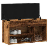 Shoe Bench Old Wood 82x32x45.5 cm Engineered Wood 857627