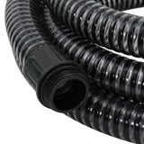 Suction Hose with Brass Connectors Black 1.1" 7 m PVC 151060