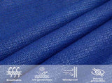 Sunshade Sail 160 g/m Square Blue 4x4 m HDPE 311496