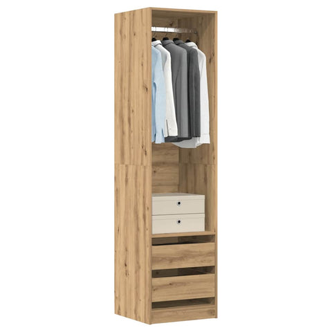 Wardrobe Artisan Oak 50x50x200 cm Engineered Wood 3318629
