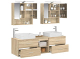 Bathroom Furniture Set 5 pcs Sonoma Oak 3406761