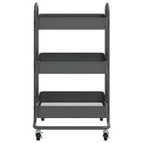 3-Tier Trolley Anthracite 43x34x79 cm Steel 335867