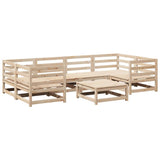 7 Piece Garden Sofa Set Solid Wood Pine 3299308