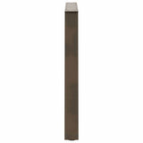 Dining Table Legs V-Shape 3 pcs Natural Steel 90x cm Steel 4012595
